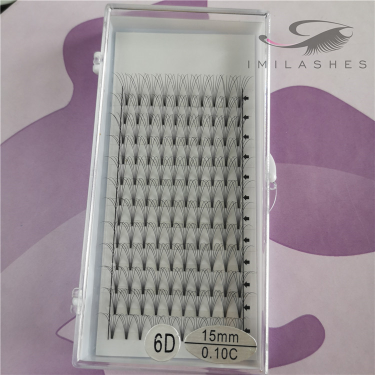 6d russian volume premade eyelash extension fans - A